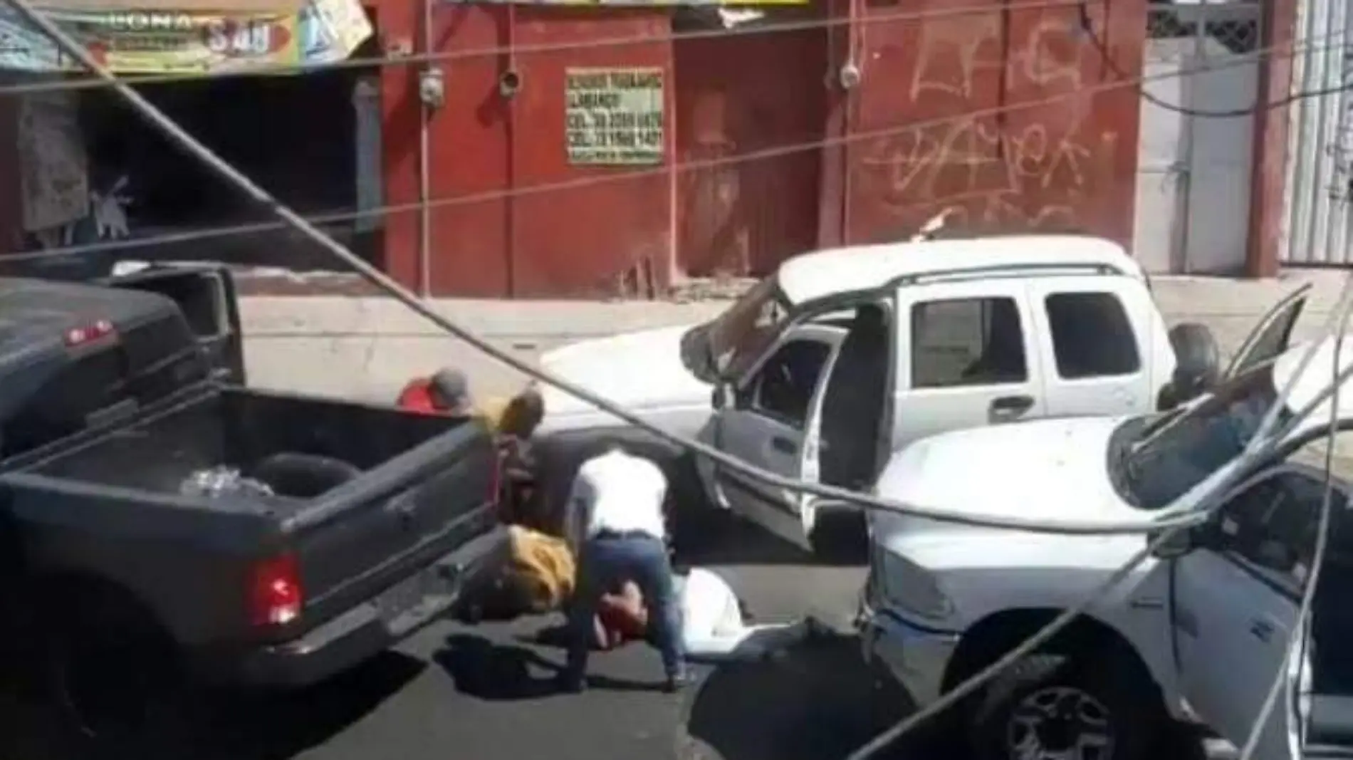 Agresión elemento Policía Metropolitana